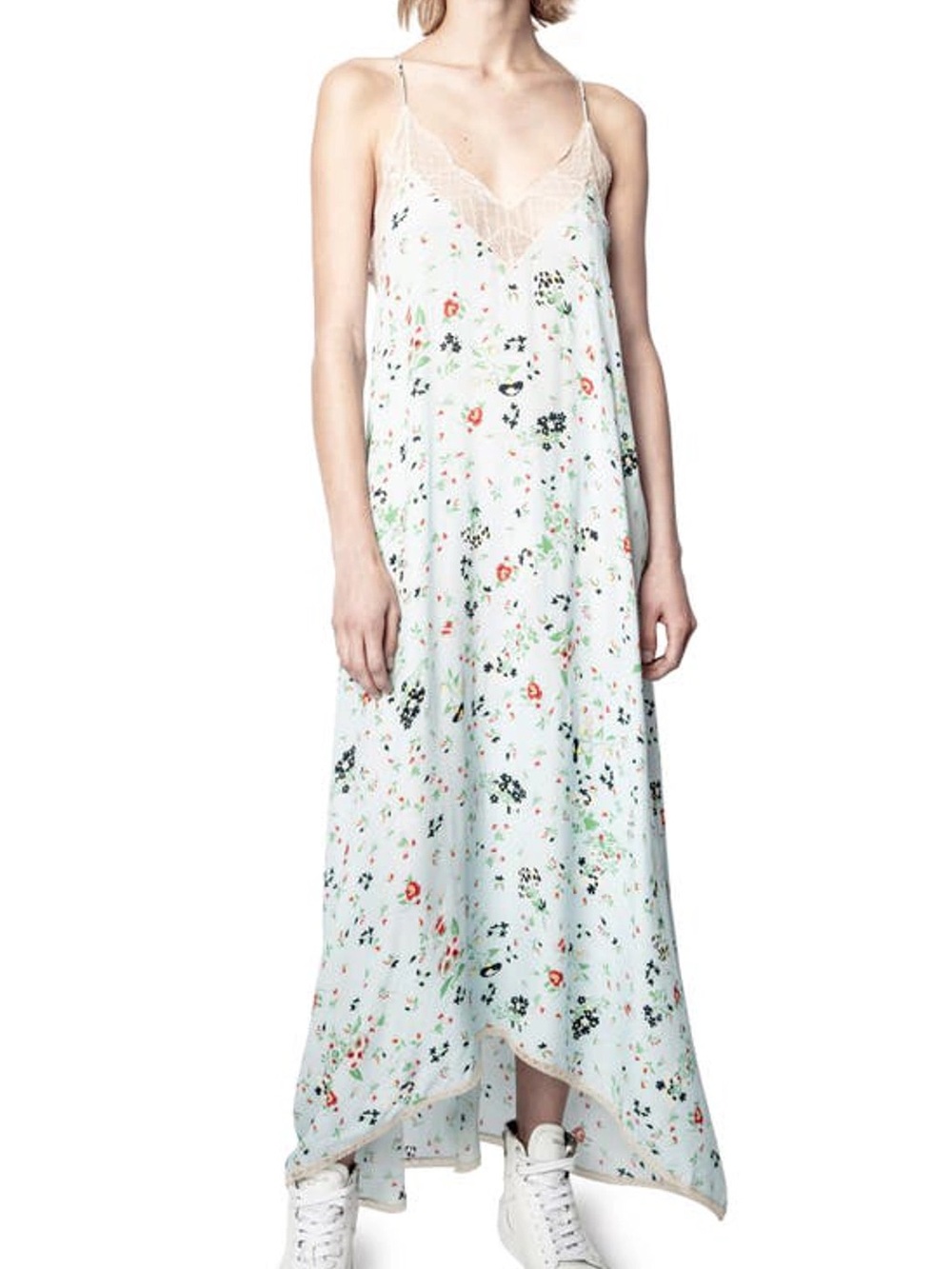 Zadig & Voltaire Risty Uma Dress In Glacier. Size S